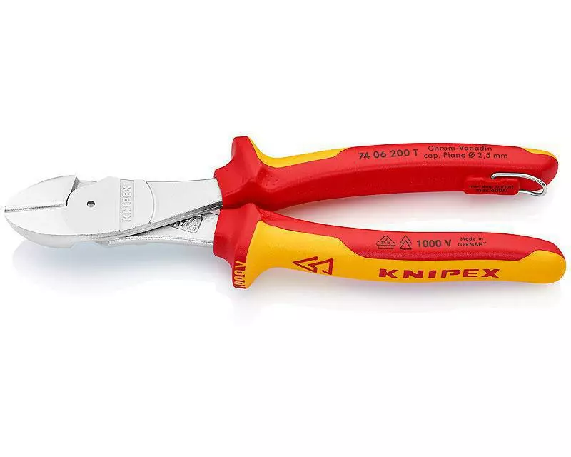 Knipex Kraft-Seitenschneider 200 mm 1000 V mit Öse