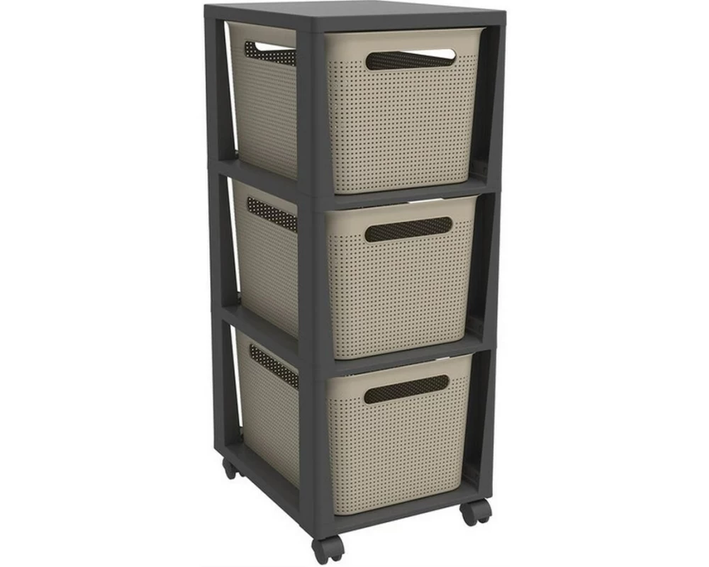 Rotho Babydesign Schubladenturm PINA Cappuccino