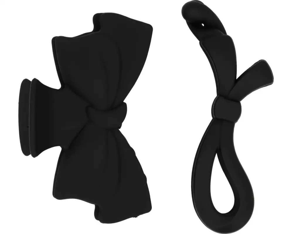 Trisa Accessoires Bananen-Klemme und Klemme Masche Set Schwarz