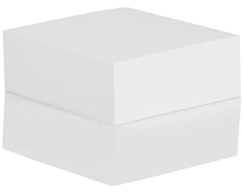 Rössler Notizzettel Nachfüllpack 9.5 x 9.5 cm, 250 Blatt, Weiss