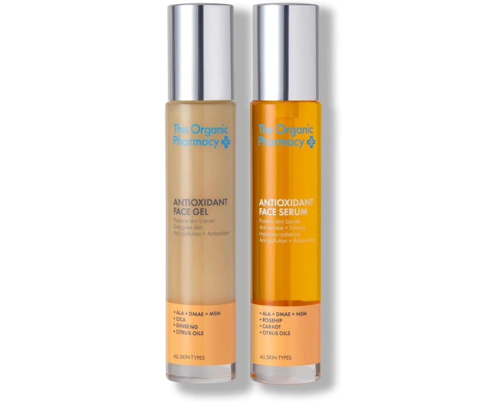 The Organic Pharmacy Antioxidant Face Gel & Serum Duo 70 ml 70 ml