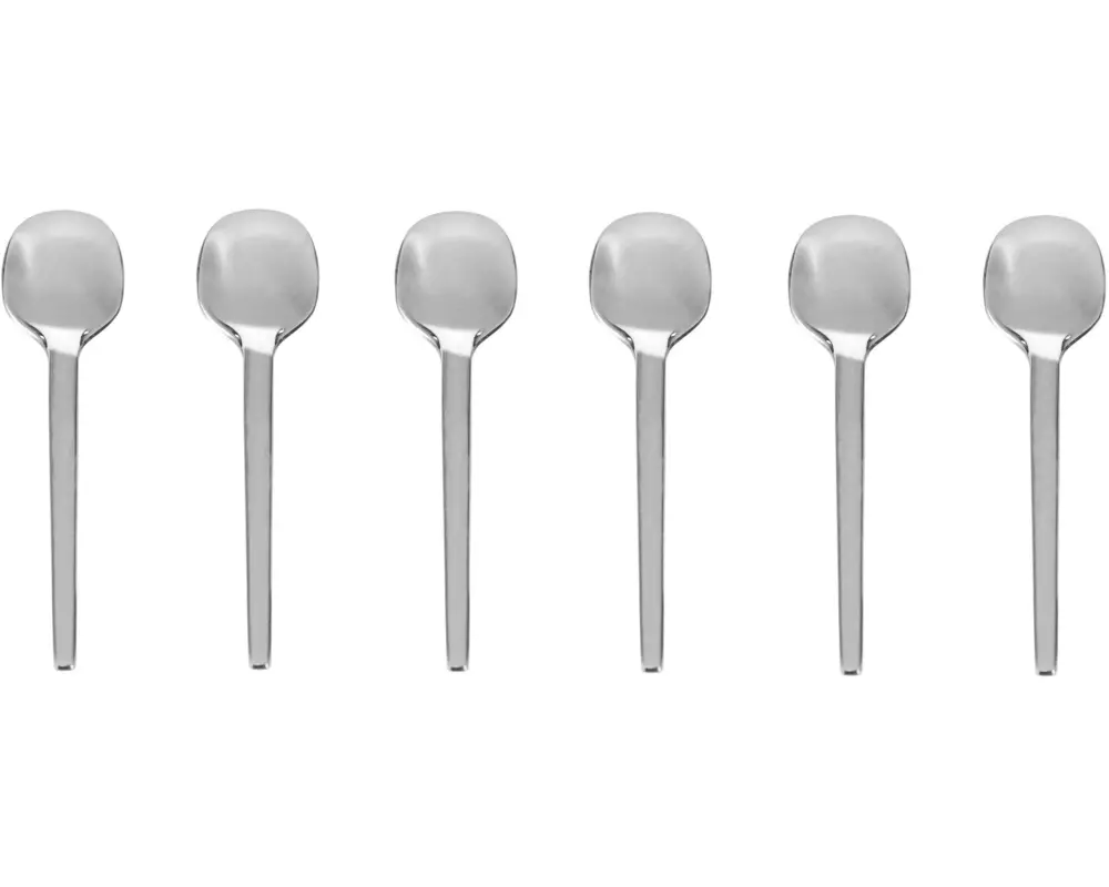 Leonardo Espressolöffel 6 Stück, Silber