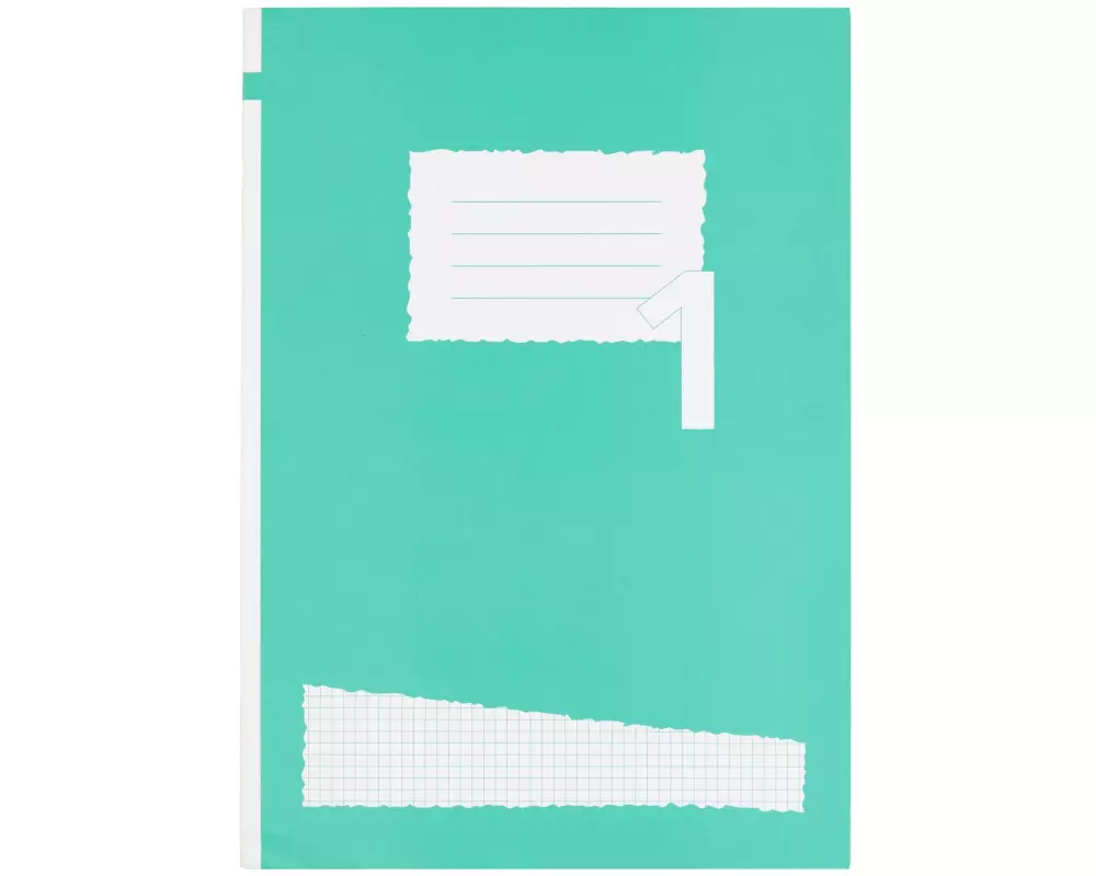 office focus Schulheft FSC A4, Kariert, Grün, 10 Stück