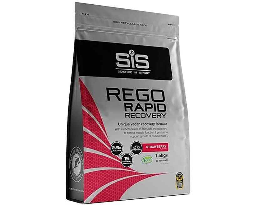 SIS - ScienceinSport Pulver Rego Rapid Recovery Strawberry, Beutel 1500g
