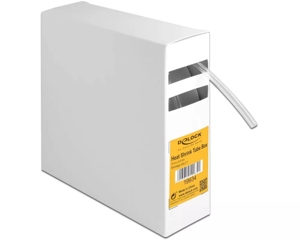 Delock Schrumpfschlauch 10 m x 4.8 mm Transparent
