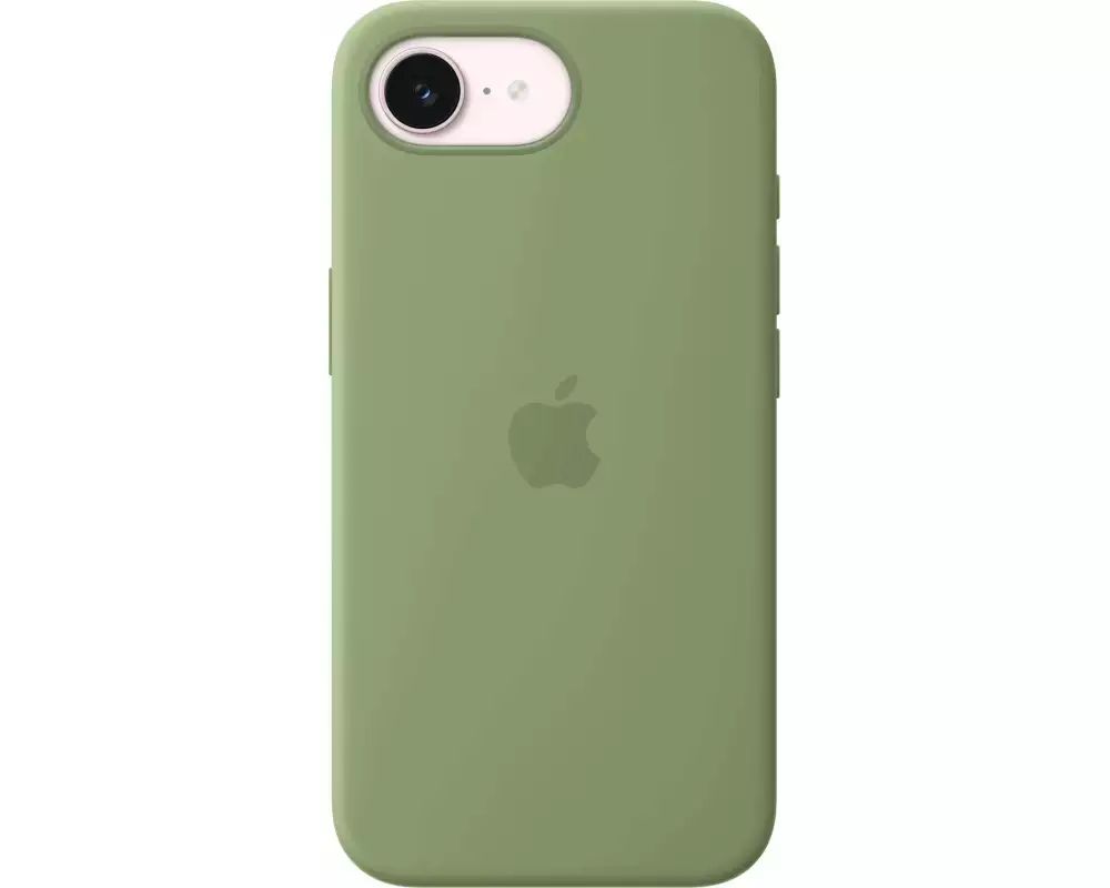 Apple Silicone Case mit MagSafe iPhone 17e Light Moss