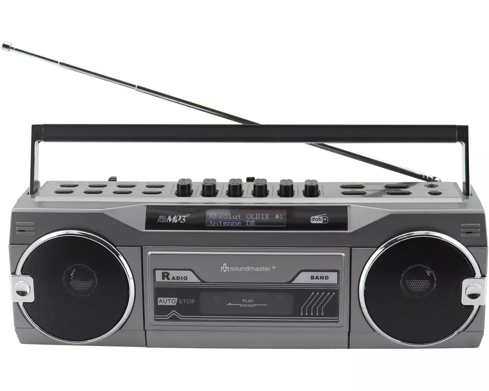 soundmaster DAB+ Radio SRR80TI Grau