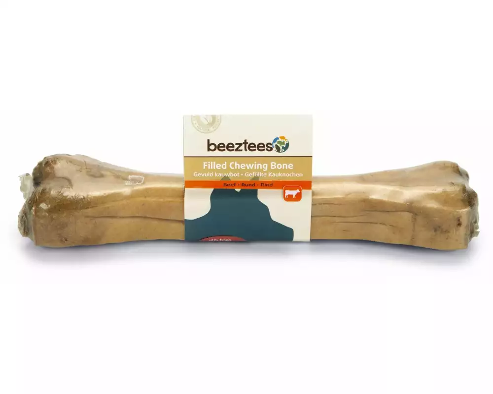 Beeztees Kausnack Knochen mit Pansen, 25 cm, 1 Stk.