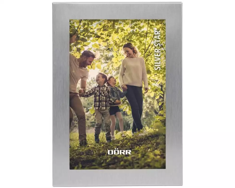 Dörr Bilderrahmen Silver Star Lucca Stahl, 10 x 15 cm