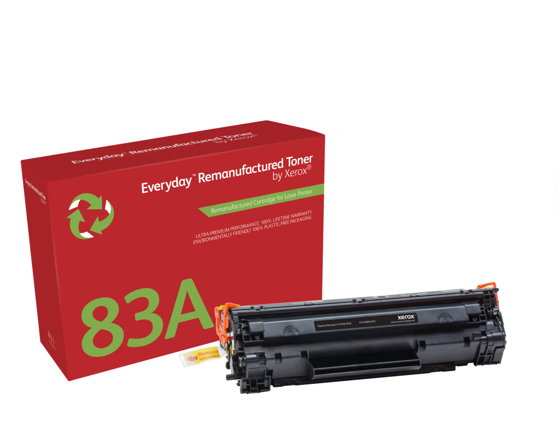 Everyday™ Mono wiederaufbereiteter Toner von Xerox, kompatibel mit HP 83A (CF283A), Standardkapazität