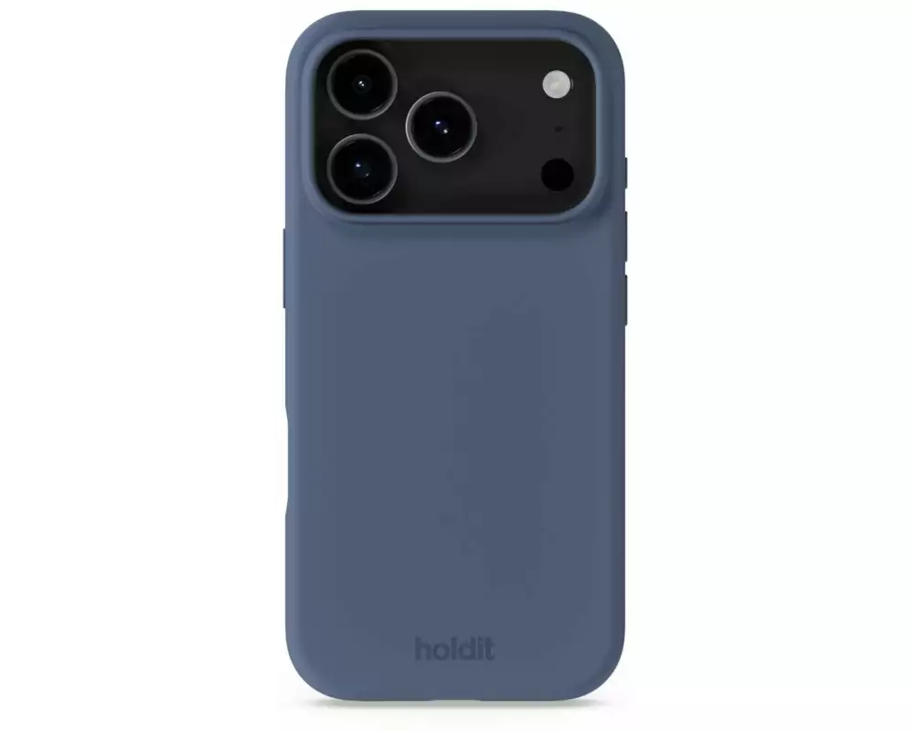 Holdit Back Cover Silicone iPhone 17 Pro Max Blau