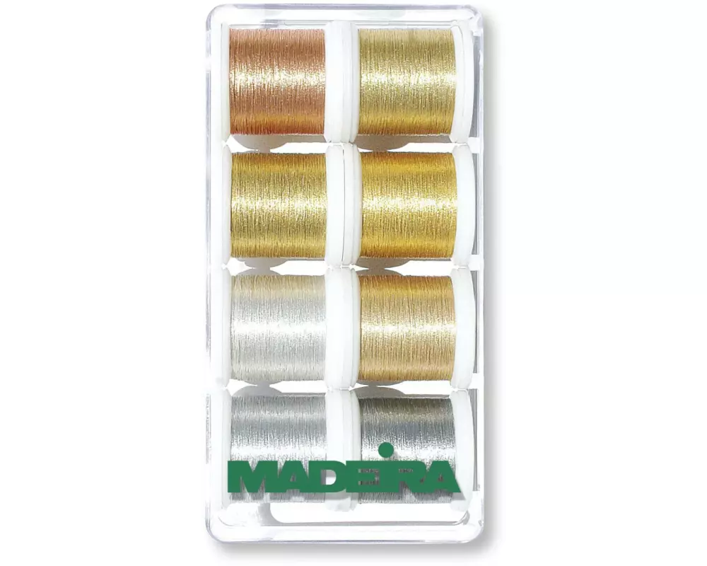 Madeira Näh- und Stickgarn Heavy Metal Garnbox Mehrfarbig