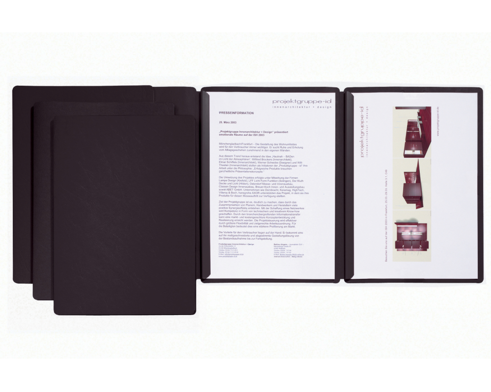 PAGNA Präsentationsmappe 2200304 schwarz