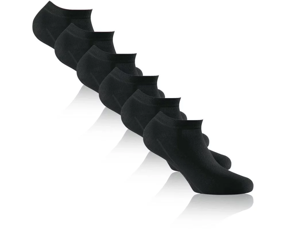Rohner Socks Socken Sneaker Schwarz 3er-Pack