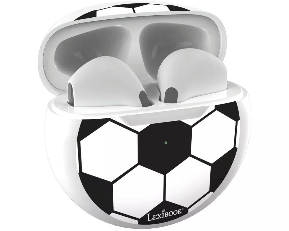 Lexibook Fussball Wireless Bluetooth-Kopfhörer Weiss