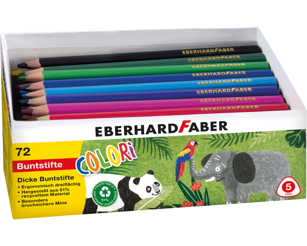 EBERHARD FABER Farbstifte Colori Jumbo 511471 72er Set