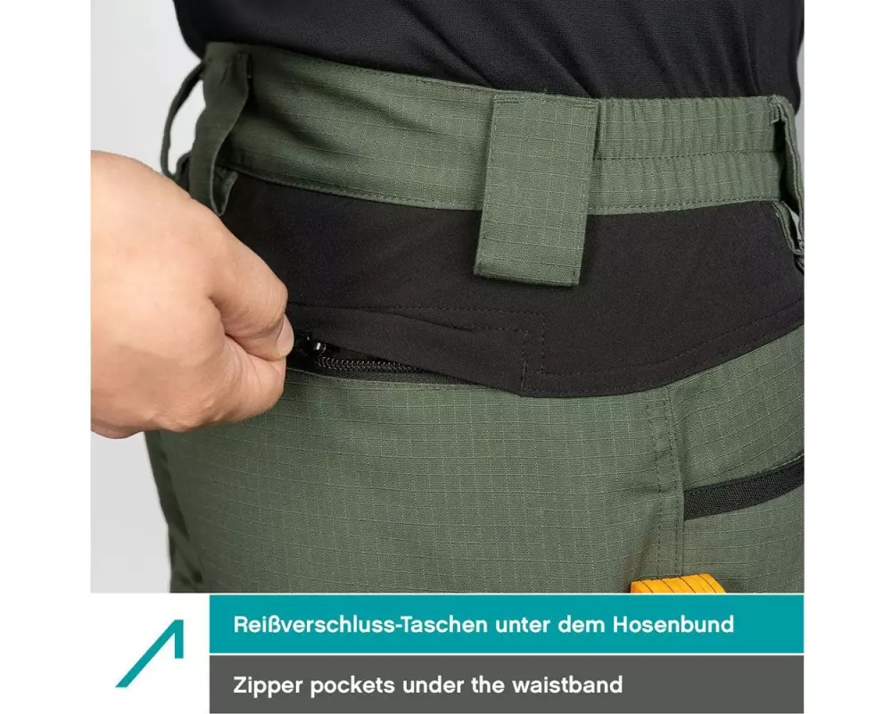 ACE ACE Constructor Herren-Arbeitshose lang Herren Oliv 62