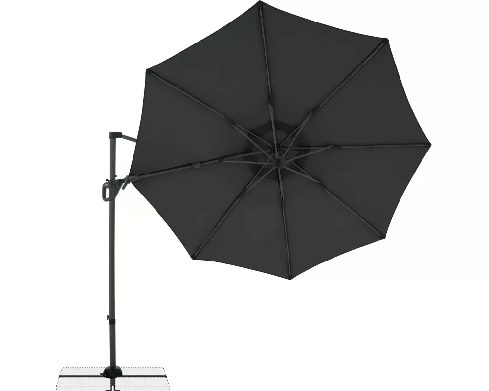 Doppler Sonnenschirm Life 310 Side - Anthrazit