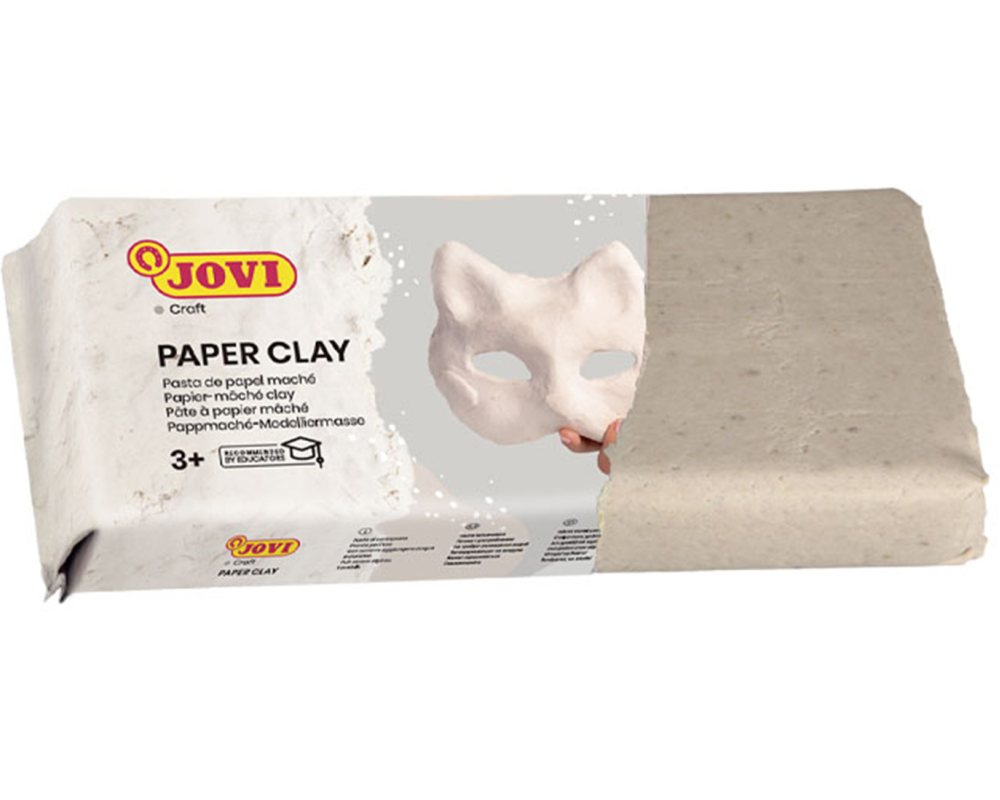 JOVI Lufttrocknende Papiermasse 510000381 grau, 170g