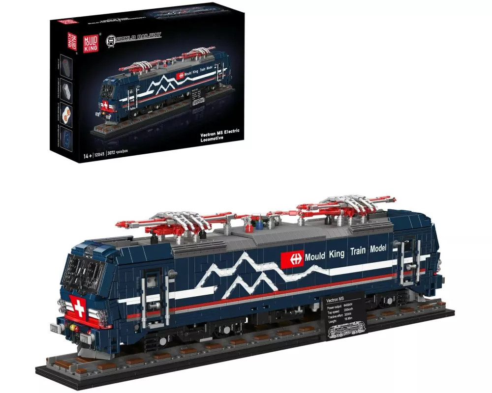 Mould King Vectron MS Elektrolokomotive Vectron MS Klemmbausteine