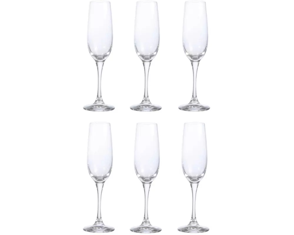 Spiegelau Champagnerglas Soirée 190 ml, 6 Stück, Transparent