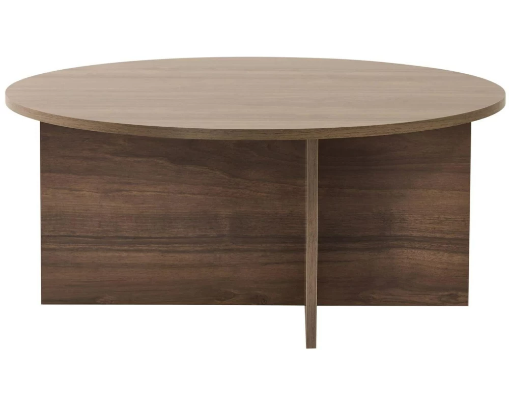 Woody Fashion Couchtisch Soleil Walnut 90 x 40 cm, Braun