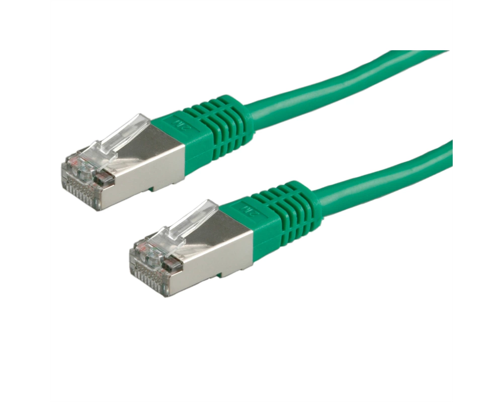 VALUE Patchkabel Cat.6 (Class E) S/FTP (PiMF), grün, 0,5 m