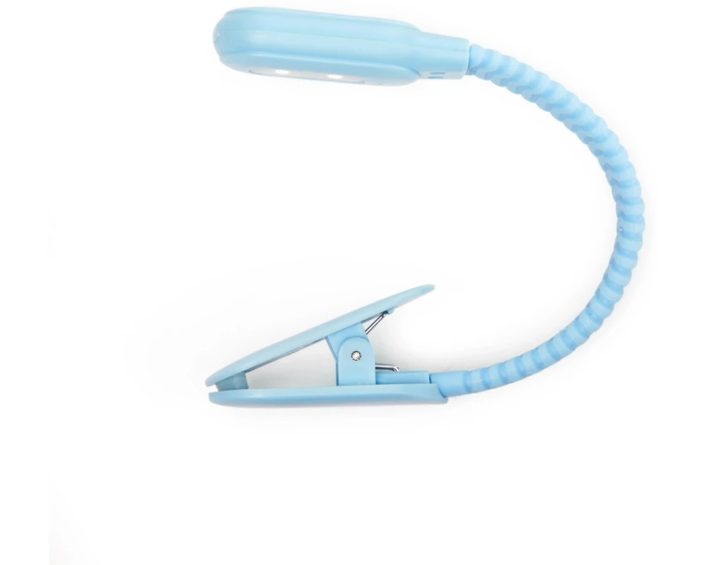 Kikkerland Leselicht Hellblau