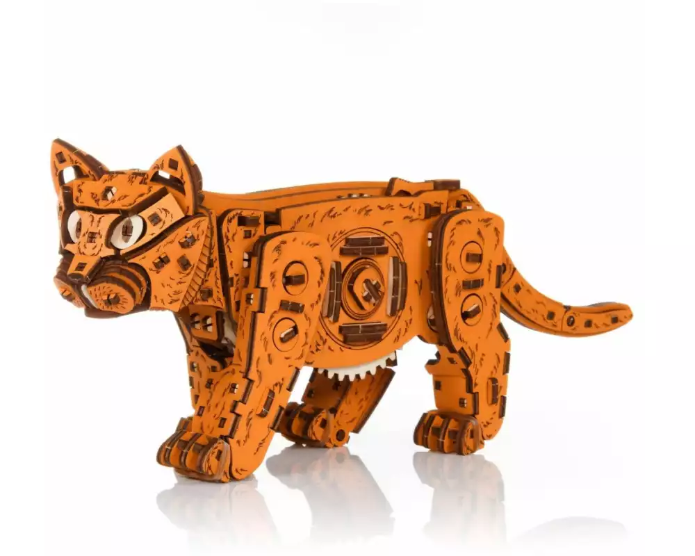 Eco-Wood-Art Bausatz Kätzchen Orange