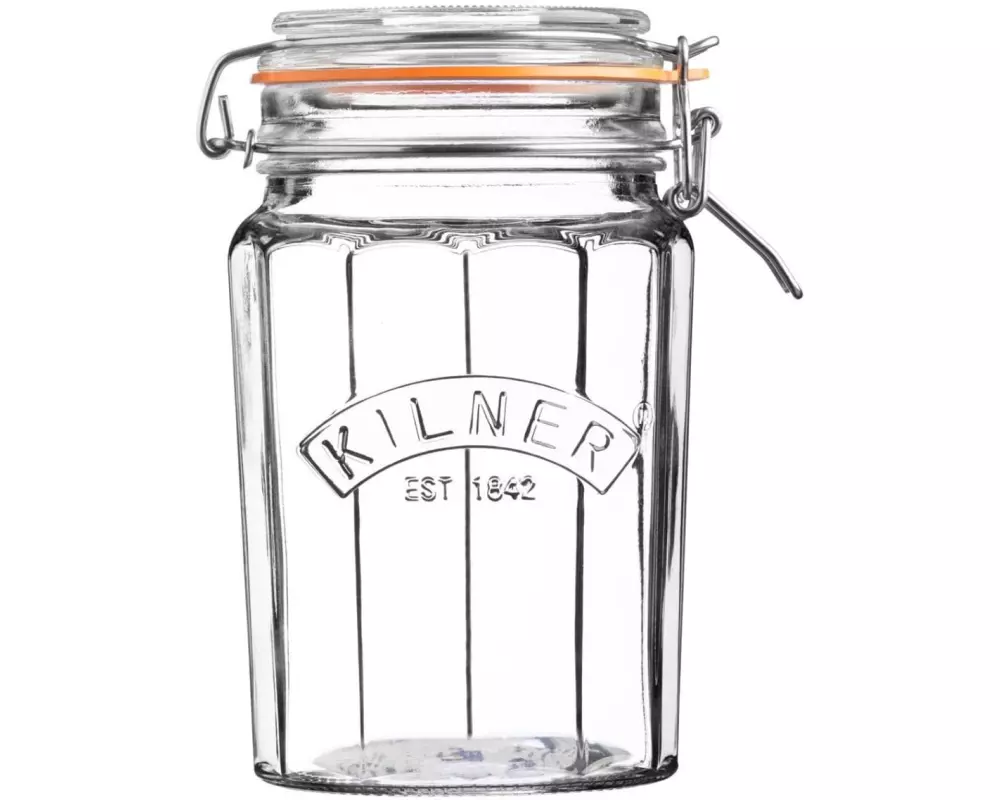 Kilner Einmachglas Facetten 1000 ml, 1 Stück