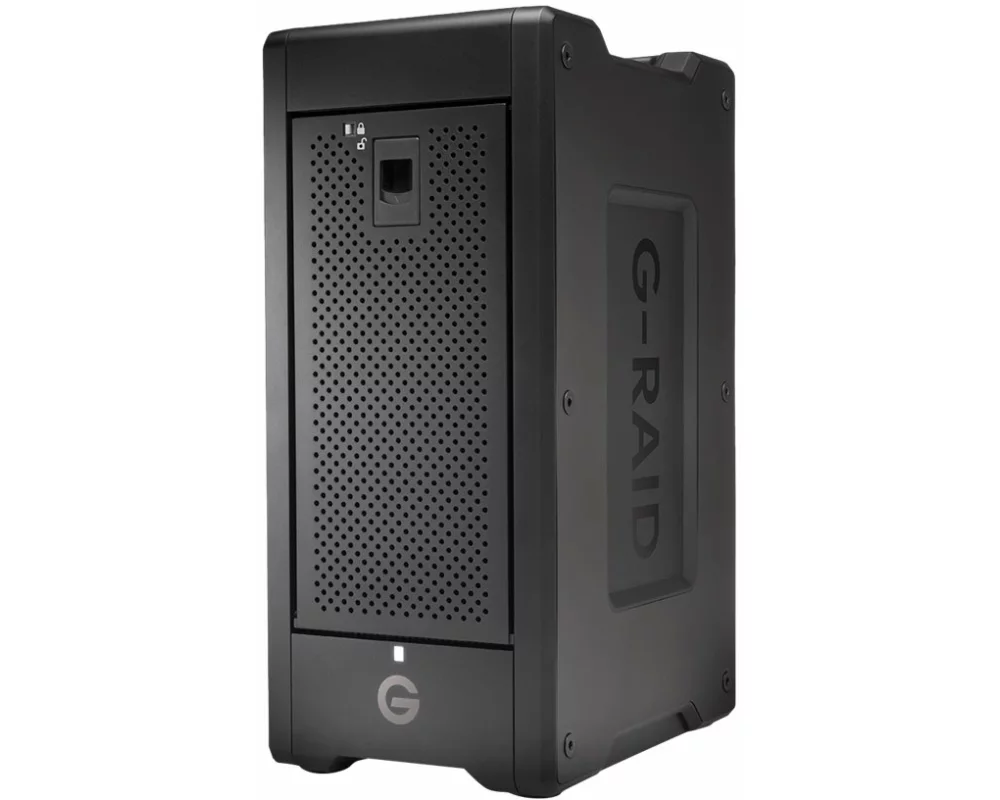 SANDISK Professional G-RAID Shuttle 8 160TB 3.5inch Thunderbolt 3 1900MB/s USB-C Transportable 8-bay External Hard Drive