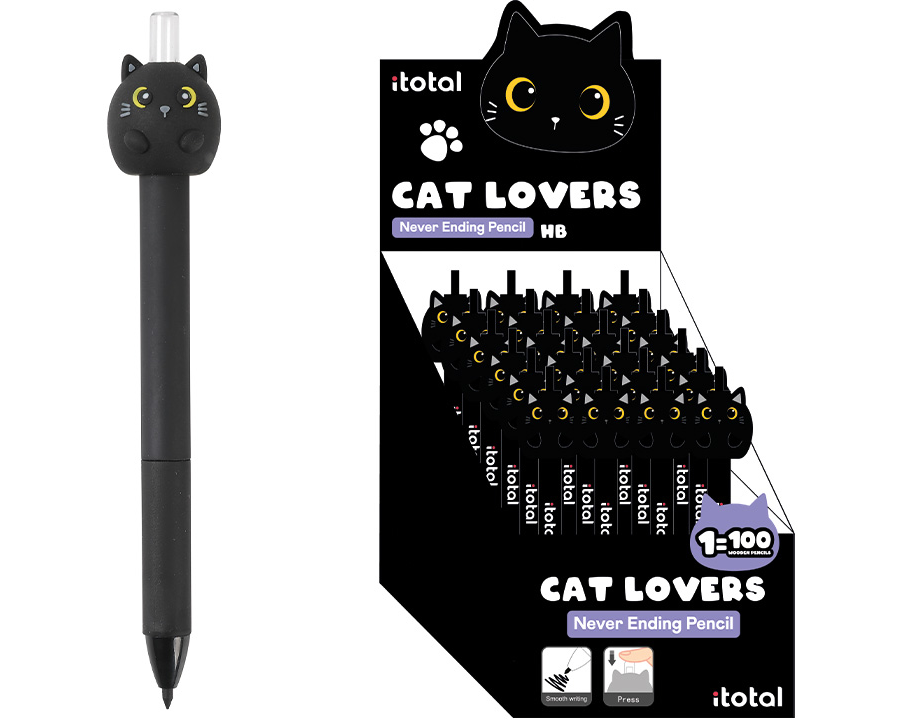 ROOST Bleistift Never Ending XL2070A black Cat
