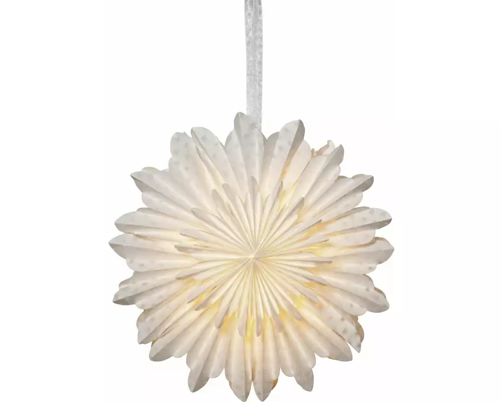 Star Trading Papierstern Cloud, 45 cm, Weiss