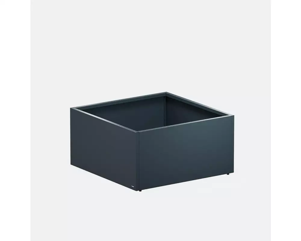 Herstera Pflanzgefäss Low Cube Anthrazit