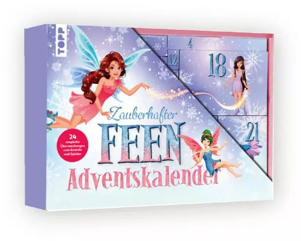 Frechverlag Zauberhafter Feen-Adventskalender Bastelmaterial Mehrfarbig