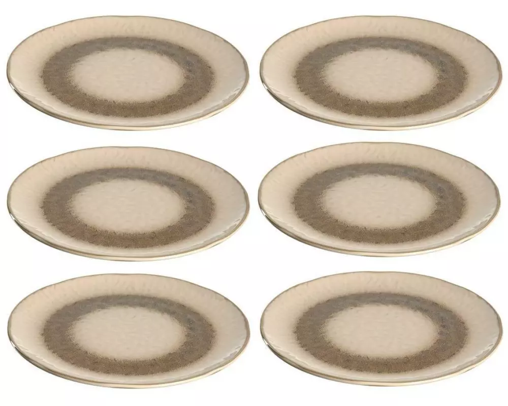 Leonardo Speiseteller Matera Ø 23 cm, 6 Stück, Sand