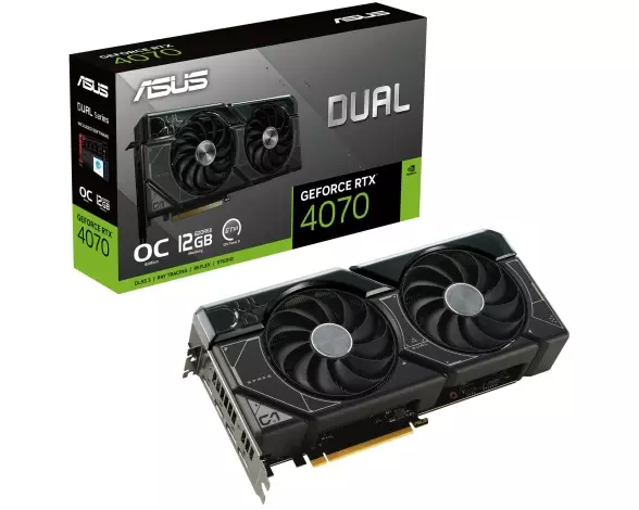 ASUS Grafikkarte DUAL GeForce RTX 4070 OC 12 GB