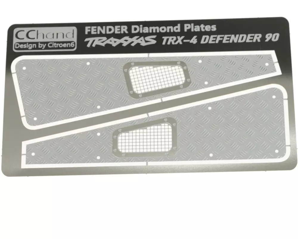 RC4WD Modellbau-Riffelblech TRX-4 Defender vorne