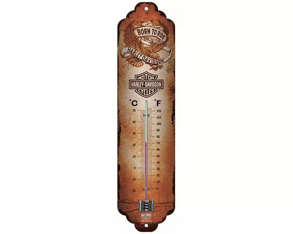 Nostalgic Art Thermometer Harley Davidson 6.5 x 28 cm