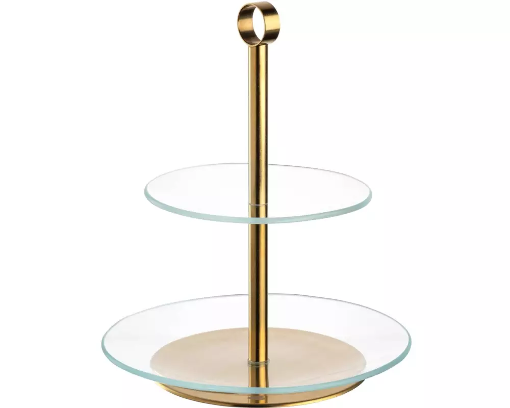 LEONARDO Etagere Cena, 2-teilig, Gold