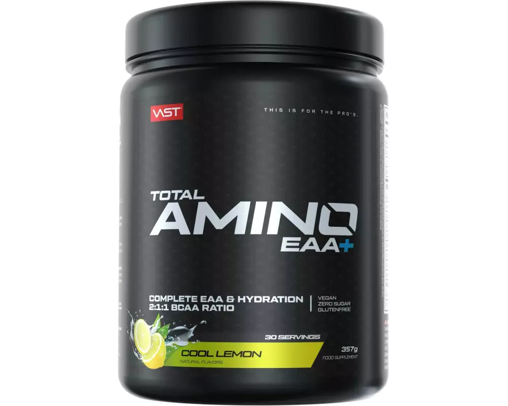 VAST Pulver Total Amino EAA+ Dose: 381g, Cool Lemon