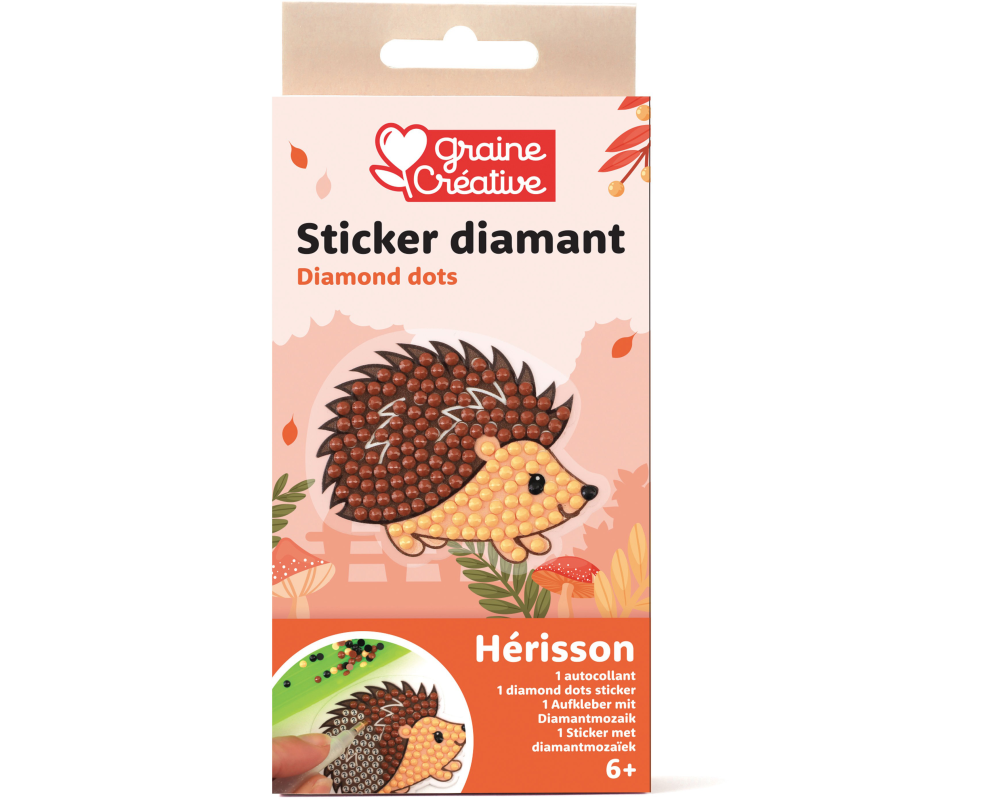 GRAINE CREATIVE Diamond Sticker GC-750278 Igel