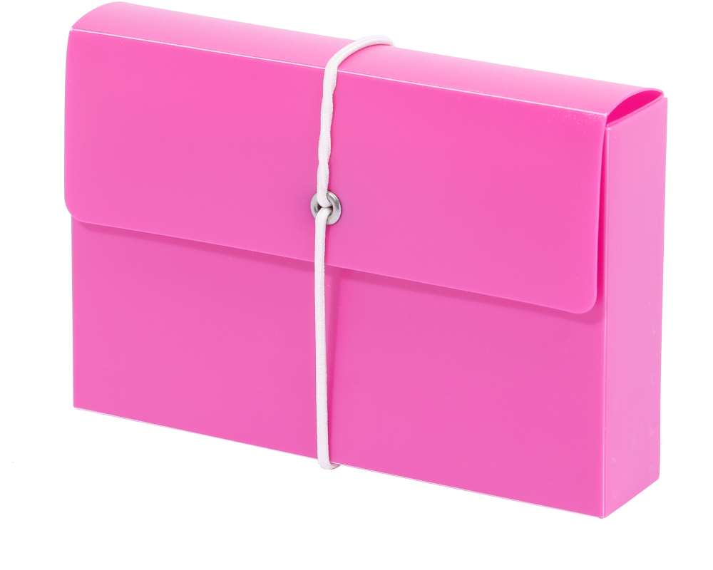 METZGER&MENDLE Karteikartenbox mit Gummi A7 66030360 rot 7.5x12.5cm