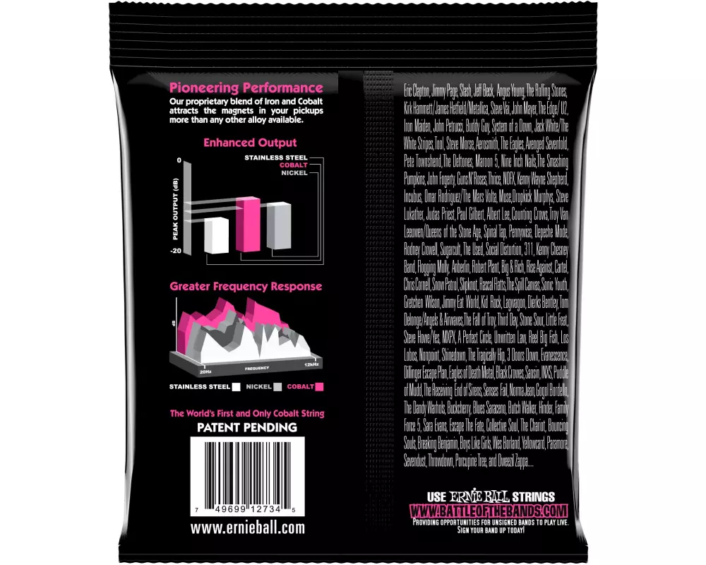 Ernie Ball Basssaiten 2734 Slinky Cobalt – Super 45-100