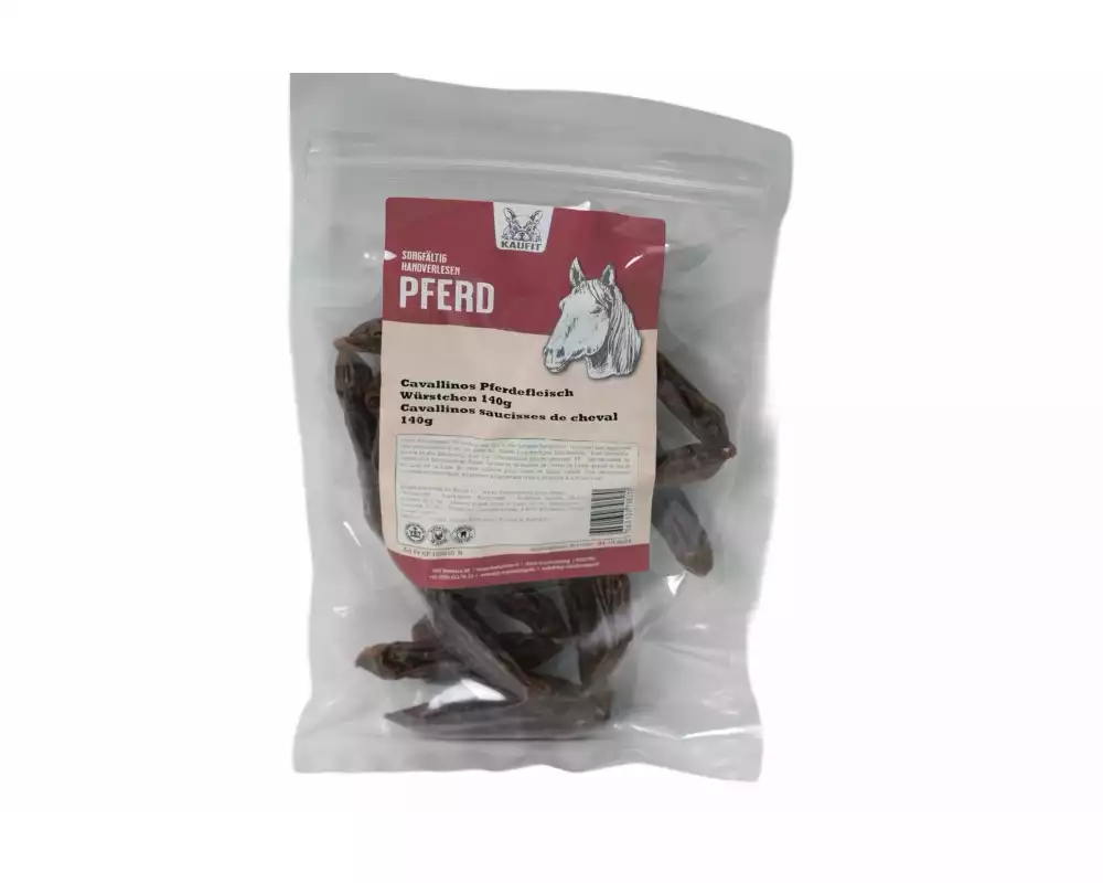Kaufit Kauartikel Pferdefleisch Würstli 1A , 140 g