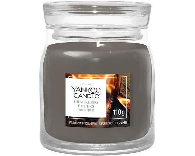 Yankee Candle Signature Duftkerze Crackling Embers Small Jar