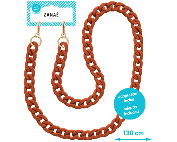 ZANAÉ Phone Necklace Autumn Leaf 17670 Fall & Mate red