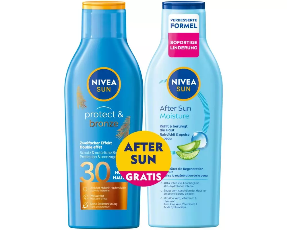 NIVEA SUN Mixpack Bronze and After Sun 400 ml