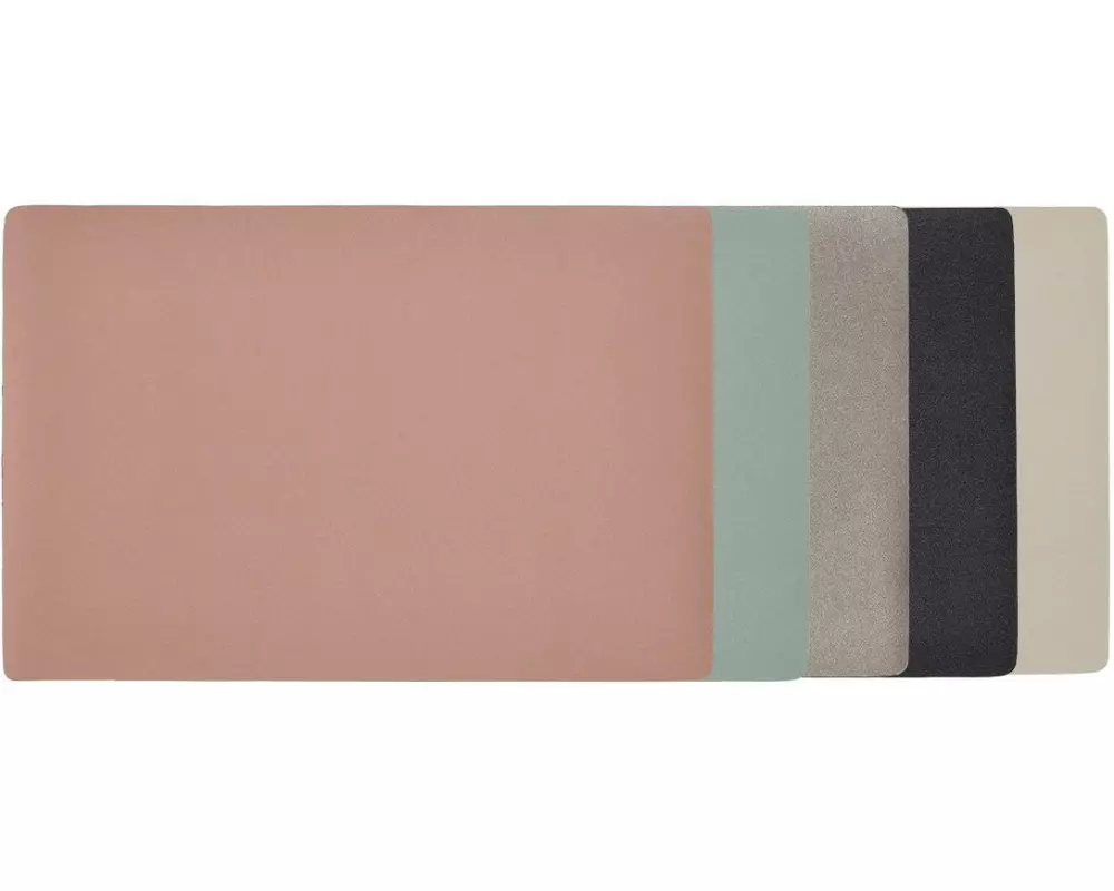 Zeller Present Tischset Kunstleder 30 cm x 45 cm, Taupe