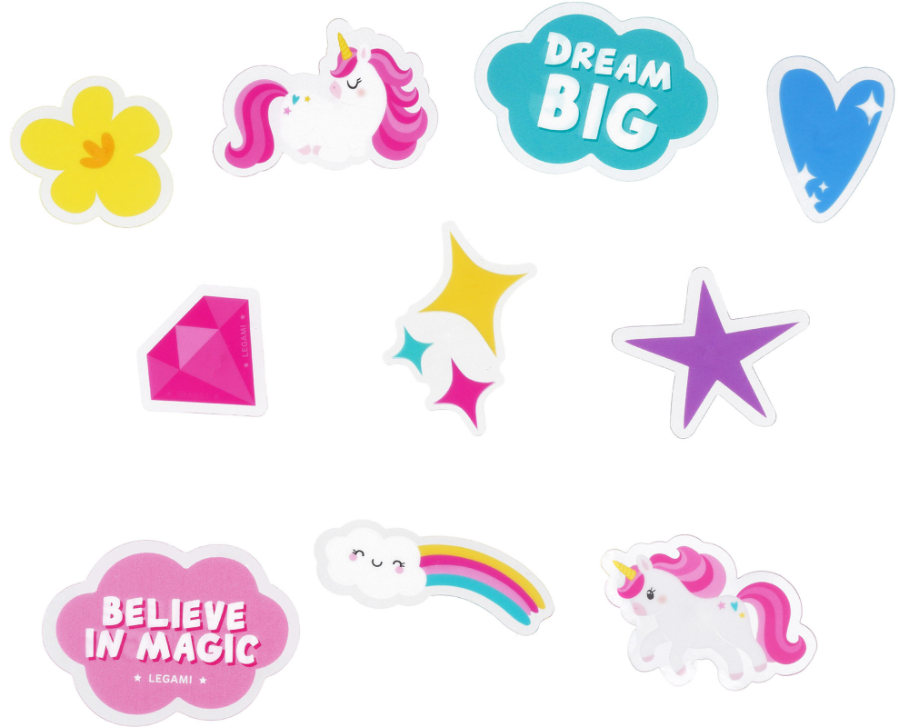 LEGAMI Fahrradspeichen Clips WSD0001 Einhorn 30 Stück